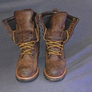 Red Wing Brown Leather Heritage Boots